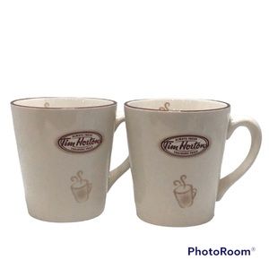 🍄 Pair of Tim Hortons Limited Edition Mugs #007